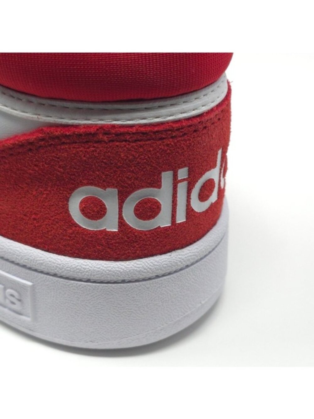 adidas Men’s Hoops 3.0 Mid Basketball Shoes Red - Picture 10 of 11
